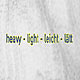 heavy-light-leicht-l&auml;tt, f. franker, c. rosberg, c. wahlstr&ouml;m